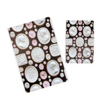 Chocolate/Pink Intaglio Notebook | Small