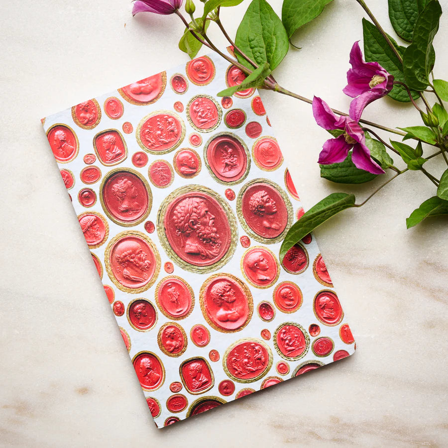 Red Intaglio Notebook | Large